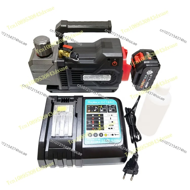 R32 R1234YF 18V DC lithium battery cordless vacuum pump air conditioner refrigerant explosion-proof vacuum pump