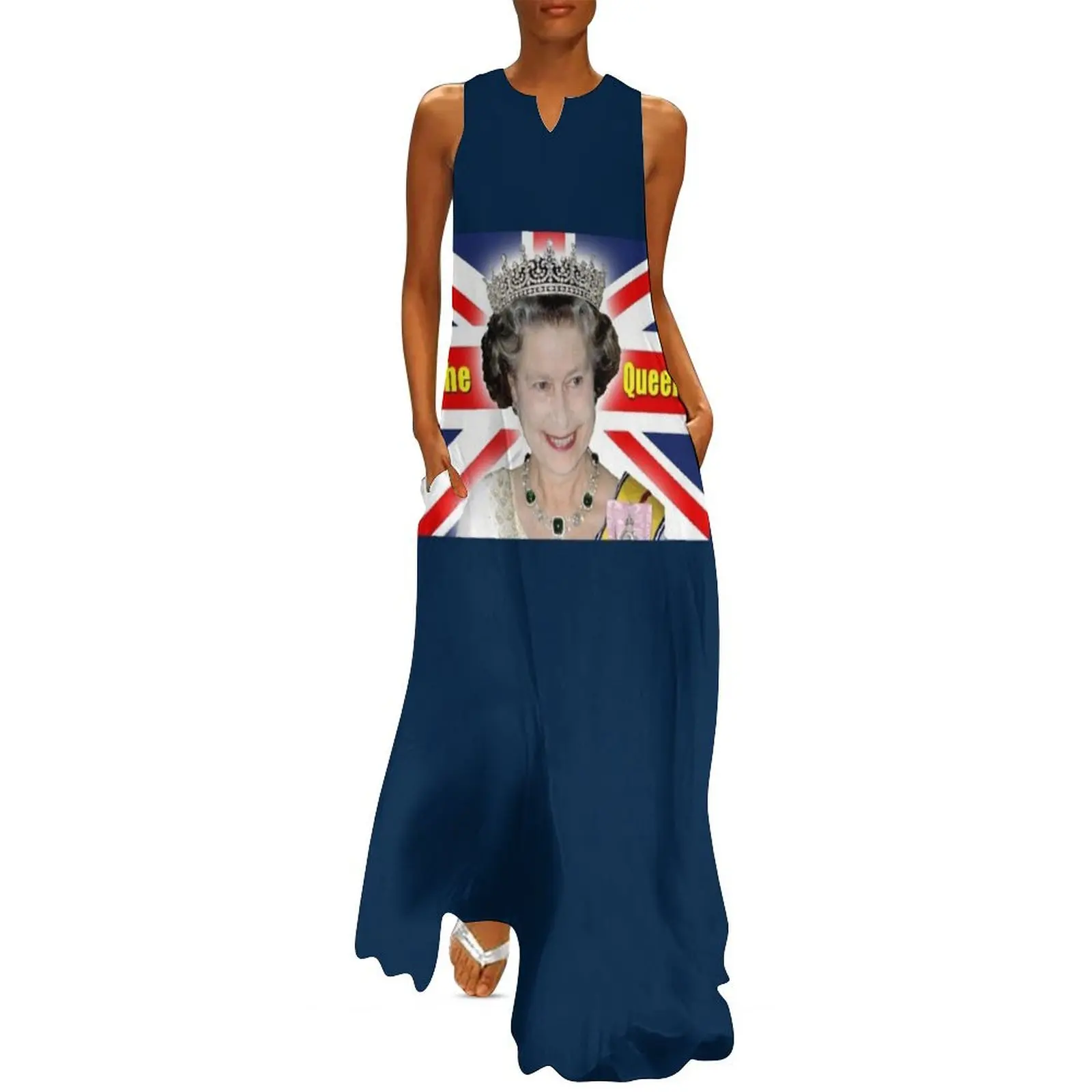 HM Queen Elizabeth II - The Queen Professional Photo HD Long Dress luxury woman party dress women dress