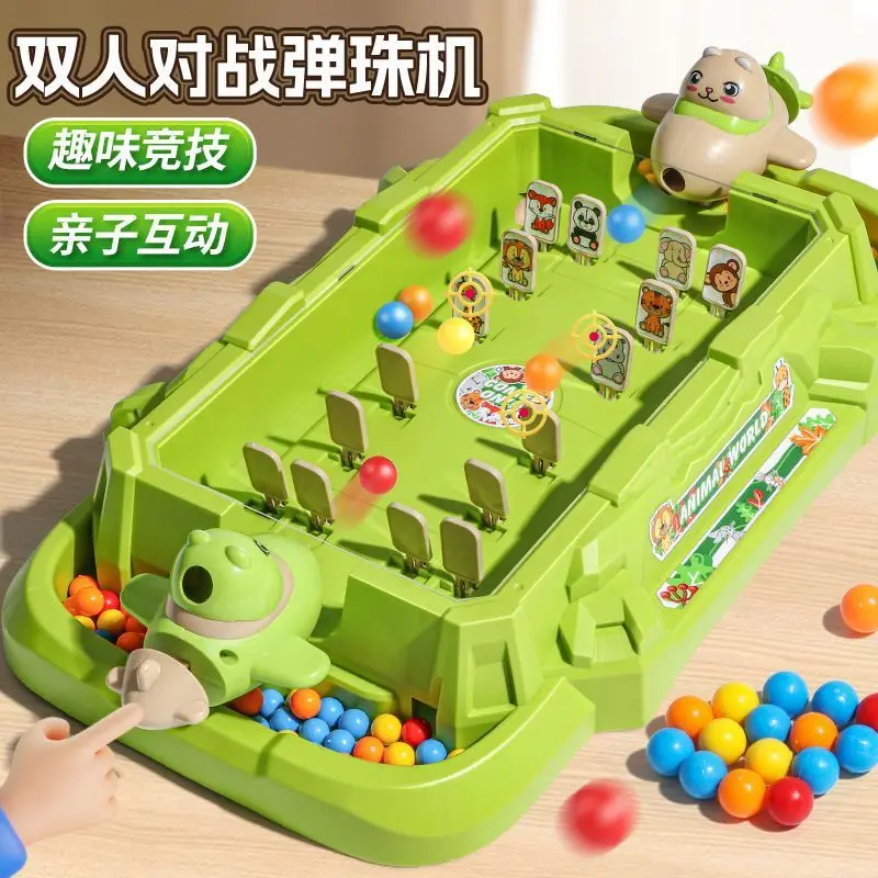 Kids Marble Run Game Machine Interactive Pinball Board Educational Focus Toy Gift