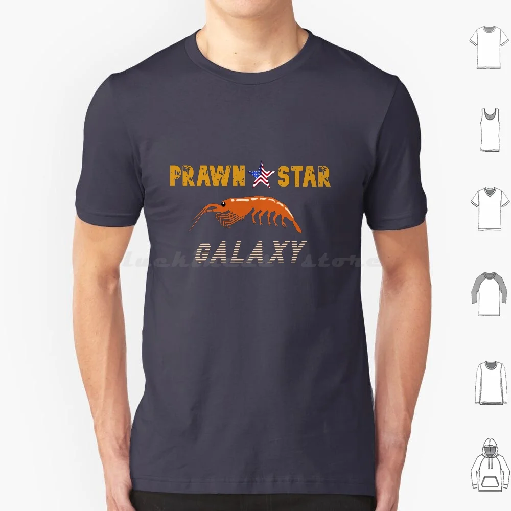 Prawn Star T Shirt Cotton Men Women Diy Print Prawn The King Prawn Shrimp Animal Jim Henson Beaker Cute Ocean Sam Eagle Sea 70S