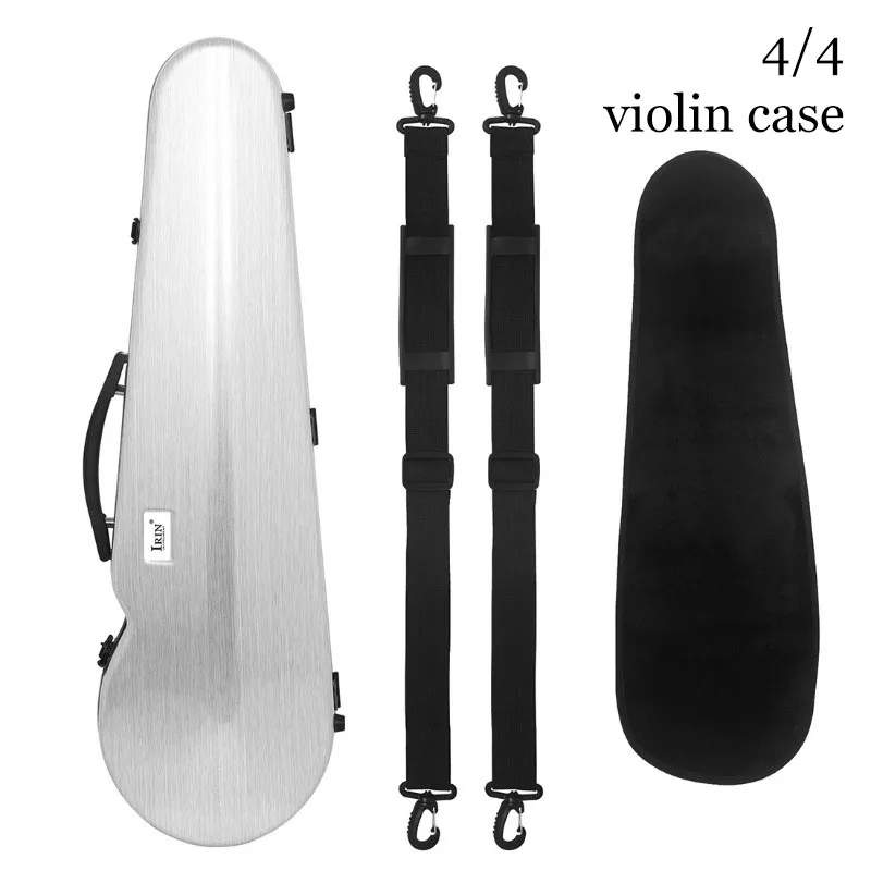 Composite Carbon Fiber Violin Box Ultralight Drop-proof Durable Shoulders Portable Violin Case Musical Instrument Accessories