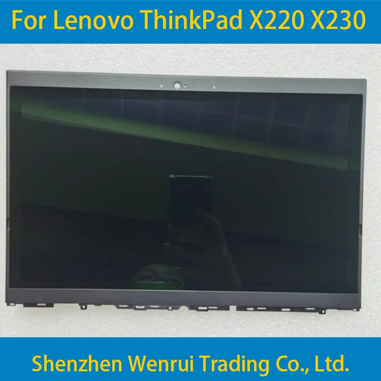 para Thinkpad X220i X220 X220t X230i X230 Tablet Portátil Tela de Toque Lcd 12.5 Multi com Moldura 40pin Lp125wh2 04w3991