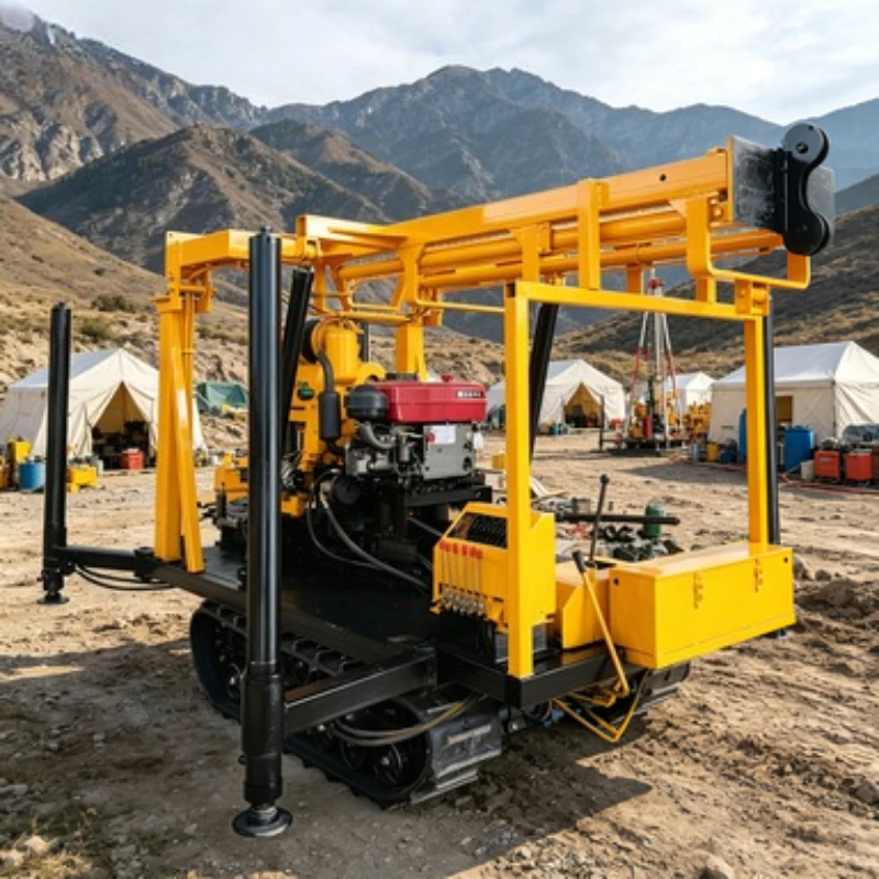 Small Mini Core Drilling Machine 50m Portable Soil Testing Rig