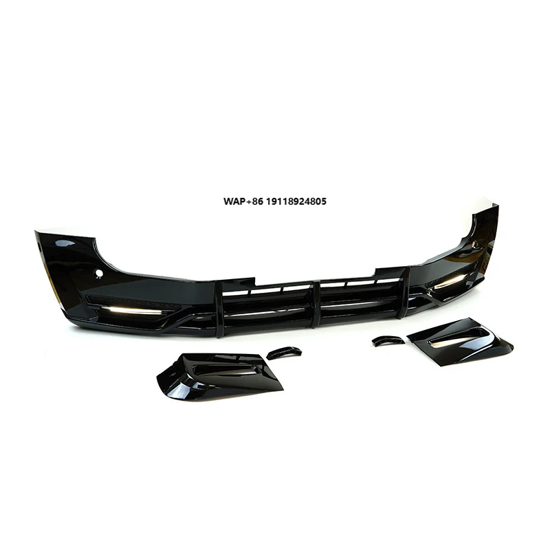 

New Defender 90/110 New Style Front Bumper Lip L663 with Premir Car Front Bumper Lip Splitter Led 2020-2025