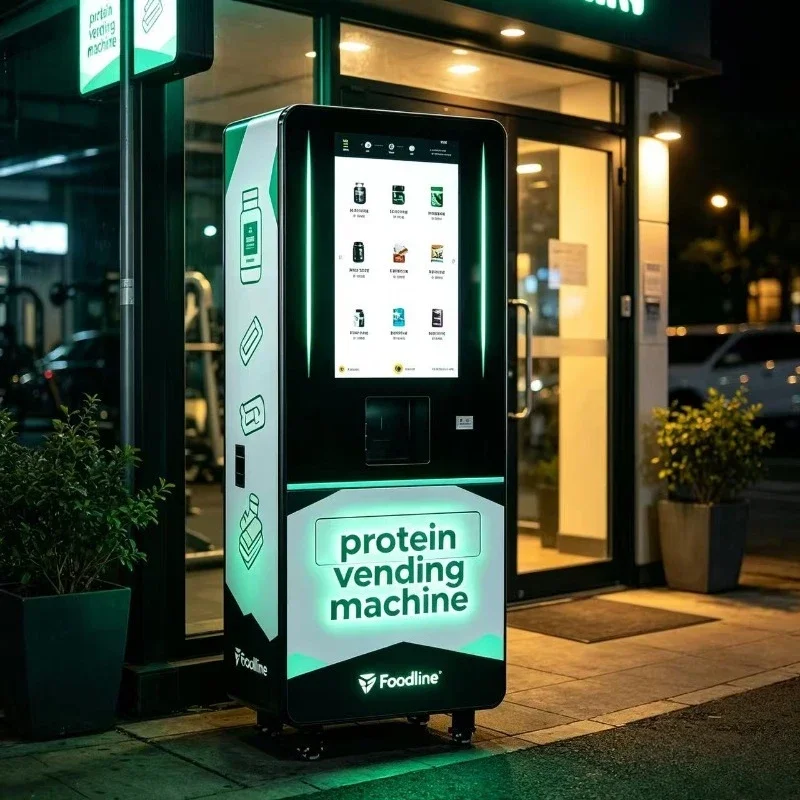 Whey Protein Drink Vending Machine for Gym Fitness Business - Automated Snack Machine for Health-conscious Consumers