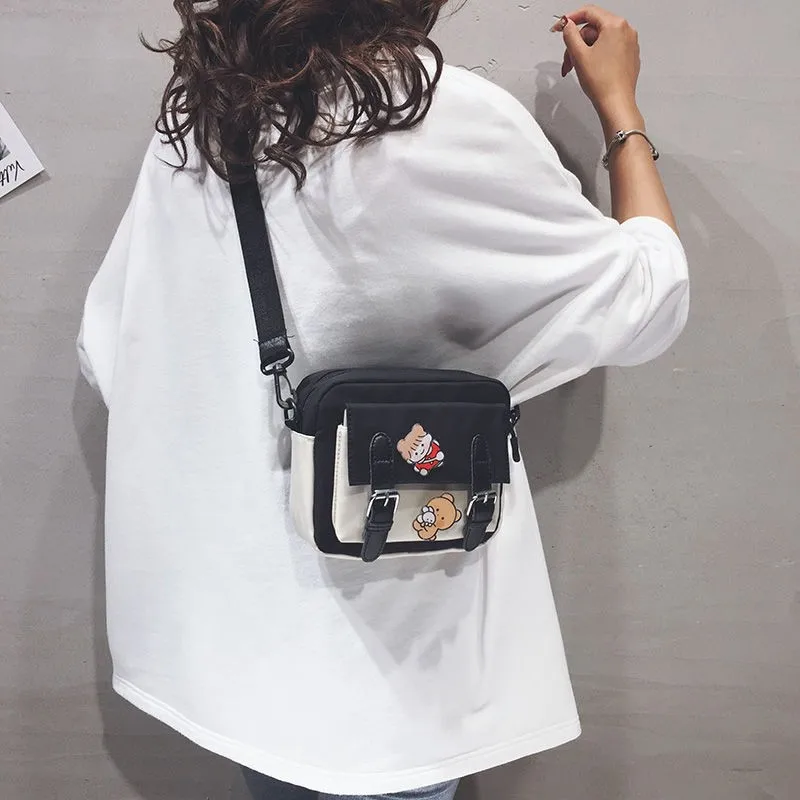 Fashion Japanese Style Bag Crossbody Bags Tote For Teenage Girls Cute Messenger Bag Shoulder Bag Women Handbags