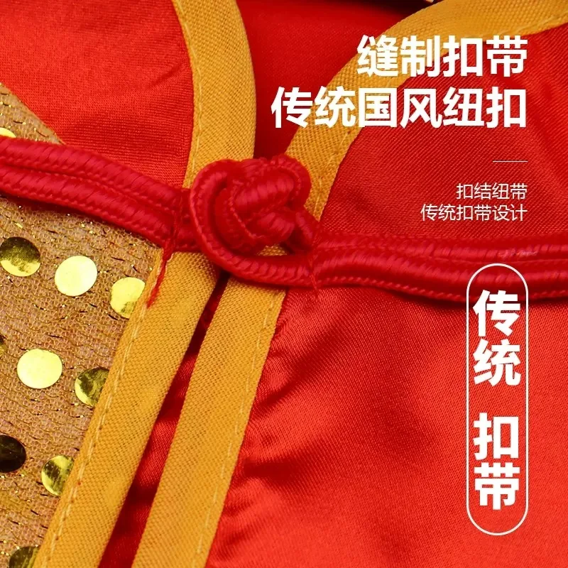 Vêtements traditionnels chinois de Wushu, uniforme de chapelle Tai, tenues de Kungfu pour enfants, haut Hanfu, pantalon et olympiques de pari, performance sur scène du Nouvel An