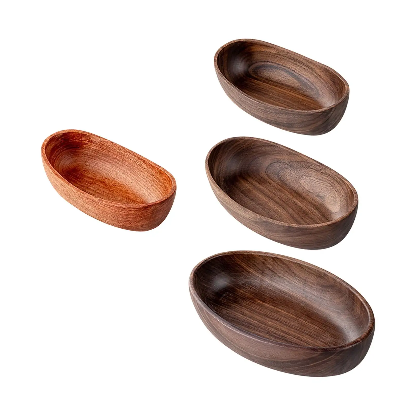 Wooden Dough Bowl Home Decor Dining Room, Durability, Bathroom Fruit Tray Candle Holder Tray, Table Decoration, Decorative Bowl
