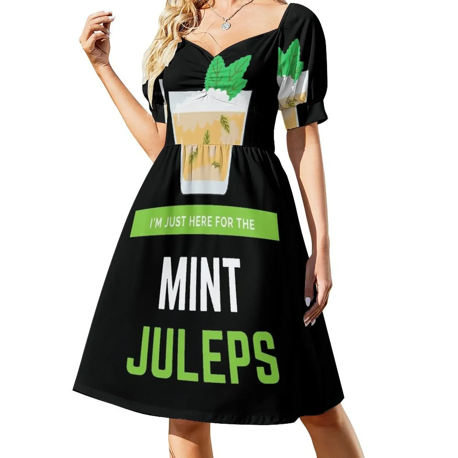 

Mint Julep Derby Day Short-Sleeved Dress dress for woman Long dress woman