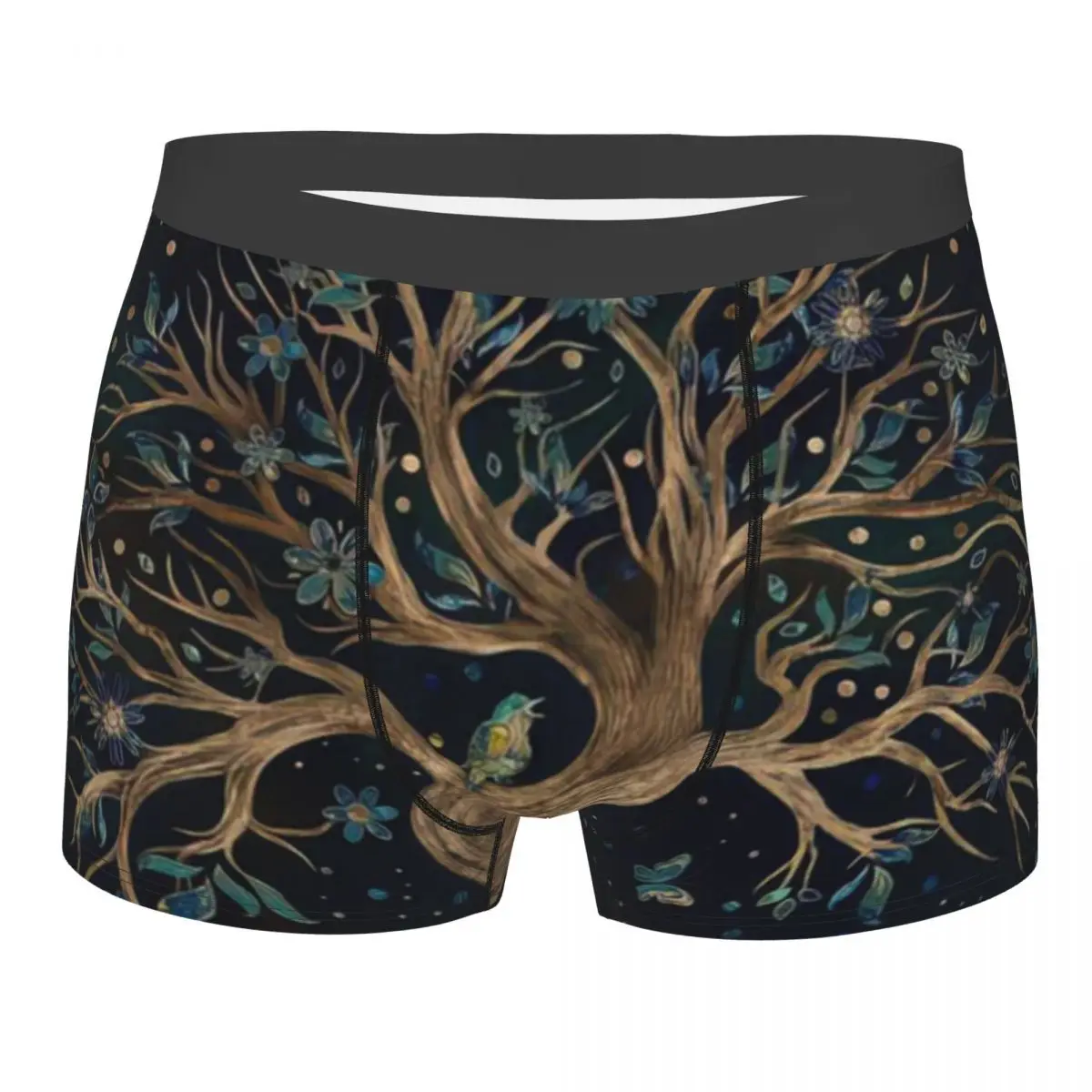 The Tree Of Life-Calzoncillos de algodón para hombre, ropa interior, pantalones cortos ventilados