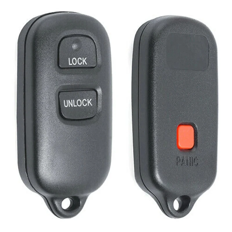 KEYECU Remote Control Car Key for Toyota Corolla 2003- 2010, Sienna 1999- 2003, Camry 2000 2001, Fob 2+1 3 Buttons - GQ43VT14T