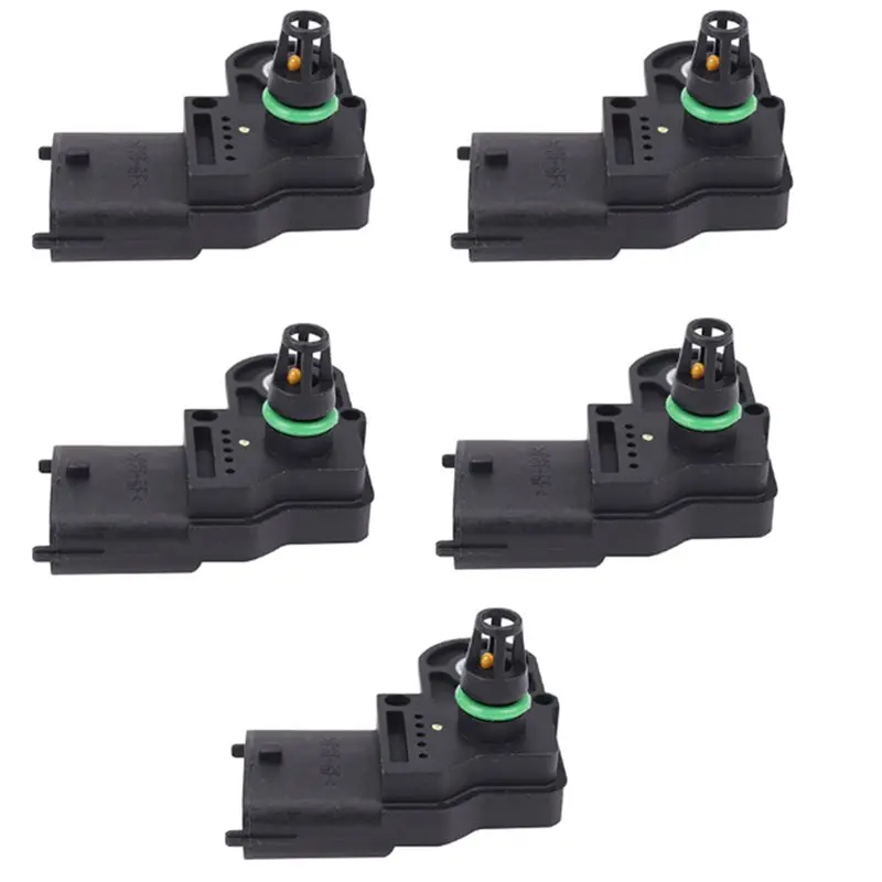 

For Vauxhall Fiat Etc Compatible 5Pcs MAP Manifold Air Pressure Sensor 0281002437 24459853-Y79A
