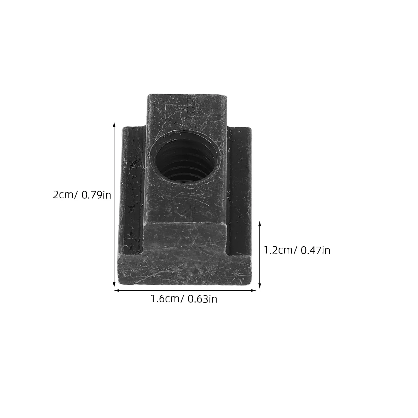 6Pcs T-Slot Nuts Reliable High-Strength Clamping Hardware for Machine Tools T-Slot Joint Fasteners Nut Bolt Assortment