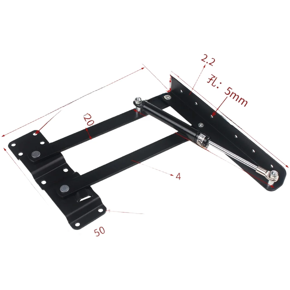 Adjustable Hydraulic Lifting Frame for Coffee Tables Featuring Foldable Design and Cold Rolled Steel Construction