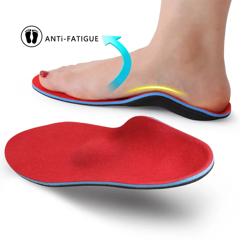 High arch support EVA insole acupuncture and moxibustion orthosis latex memory foam shock absorption sports insole