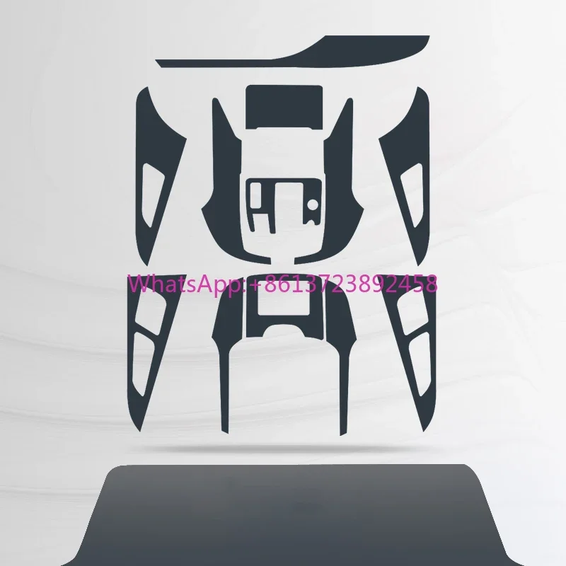 

TPU Car Interior Film Central Gear Panel Control Dashboard Protective Sticker for Audi A6 A7 C7 C8 2018 2019 2020 S6