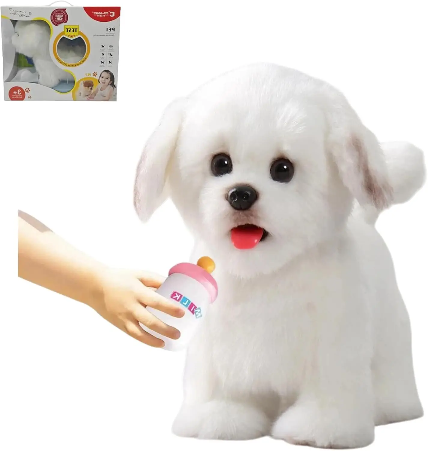 Interactive Walking Dog Toy with Realistic Sounds & Movements, Perfect Gift for Kids 3+