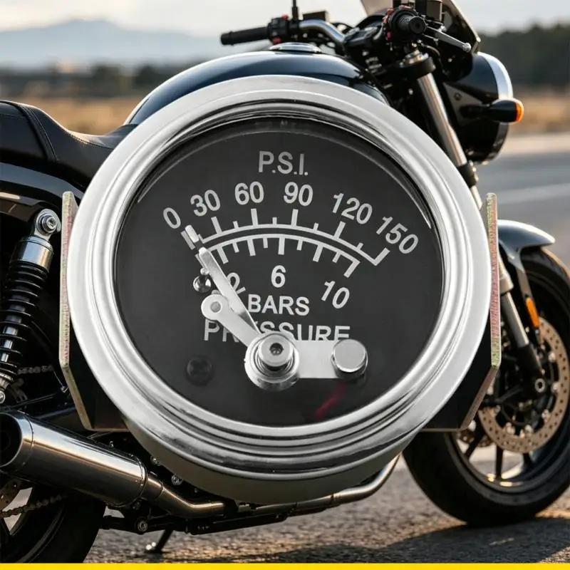 SZCH 2 Inch Oil Pressure Meter Including Manual Warning Modification And Anti scowl Cover For Engine execution Monitoring