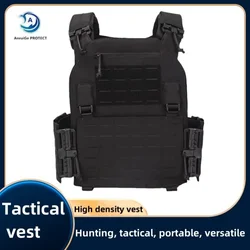 Tactical Vest 6094 Fast detachable light laser cut outdoor hunting black gear carry vest of high quality 1000d nylon