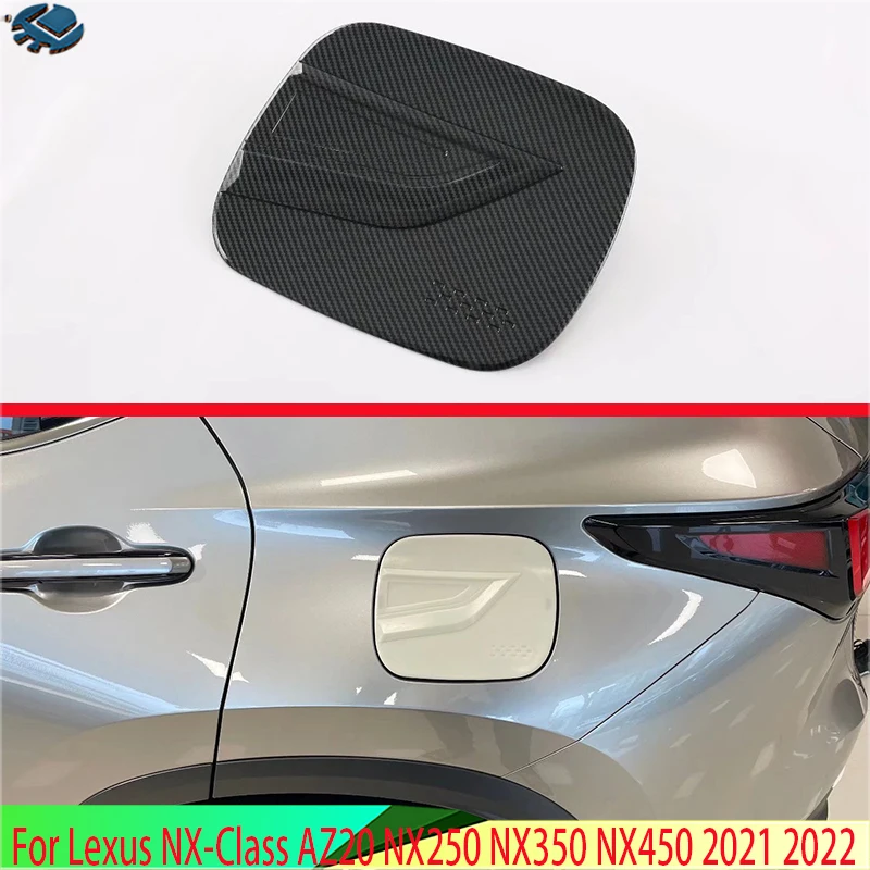 Para Lexus NX-Class AZ20 NX250 NX350 NX450 2021 2022 ABS cromado tapa de tanque de combustible cubierta estilo de coche embellecedor aceite tapa protectora de combustible