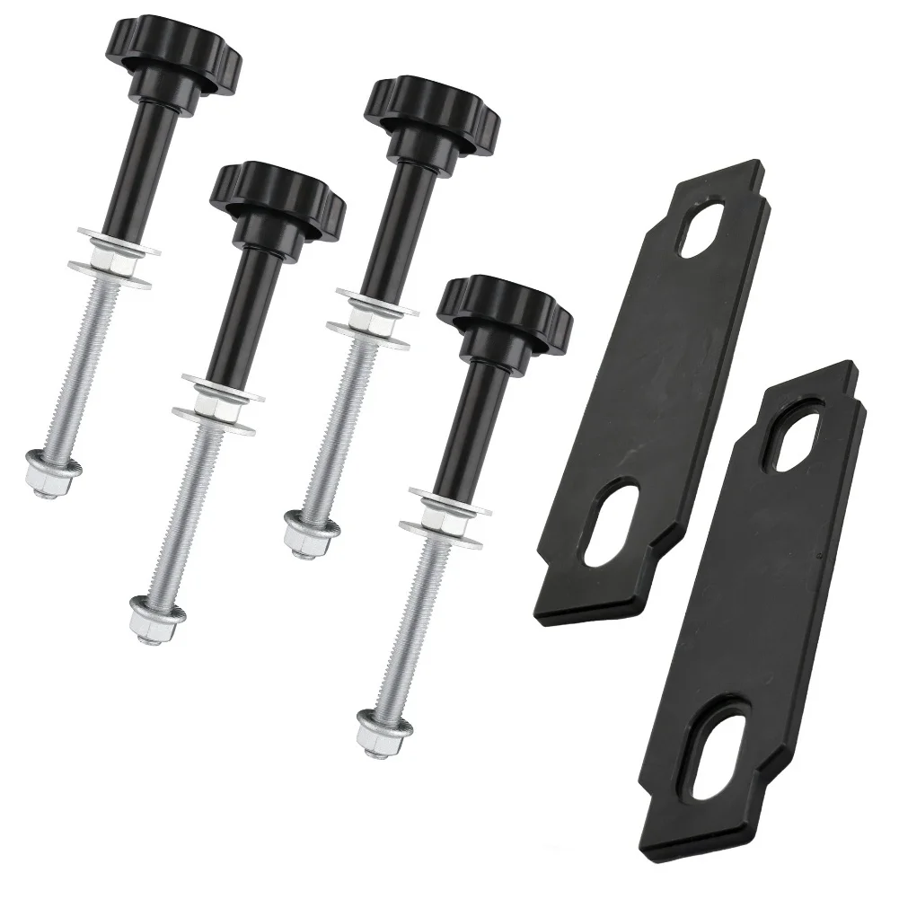 Offroad Sand Board Mounting Bracket Kit with Threaded Rods and Base Plates for Reliable Roof Rack Installation
