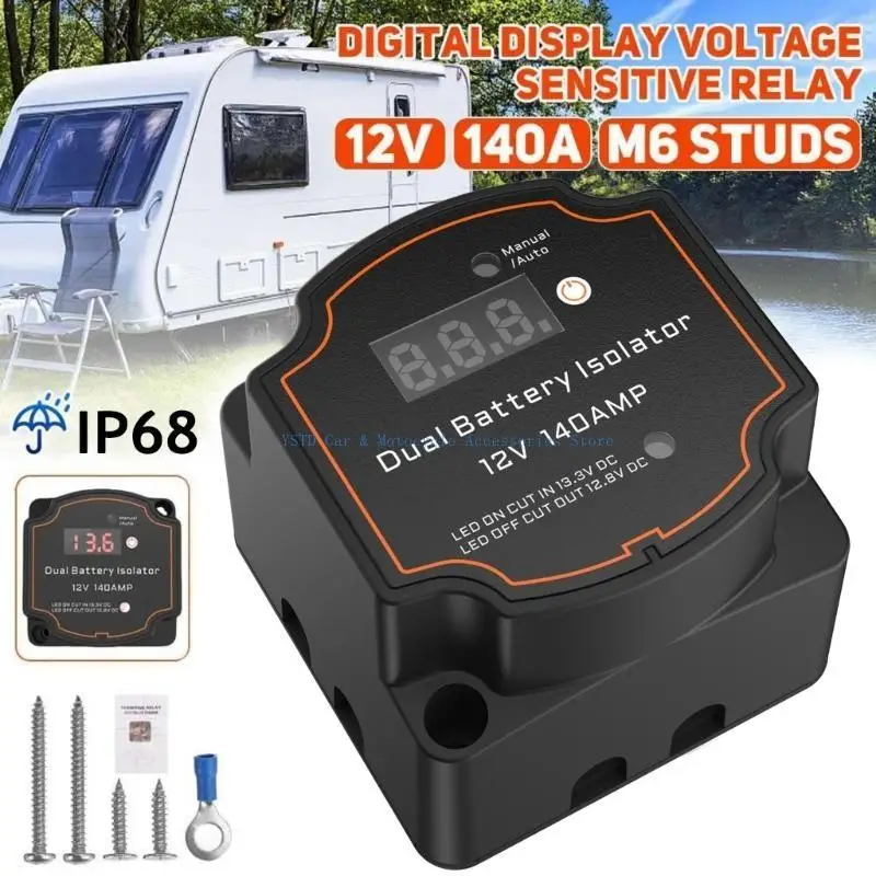 L5BC Relays VSR ​for Car Battery Isolator 12V 140A Sensitive Split