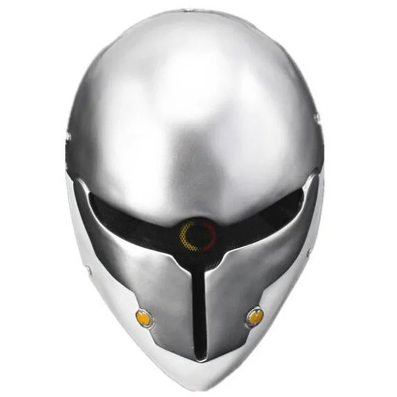 One Eyed Robot Mask Grey Mechanical Fox Masks Halloween Mask Masquerade Party Fox Mask Anime Cosplay Grey One Eyed Fox Masques