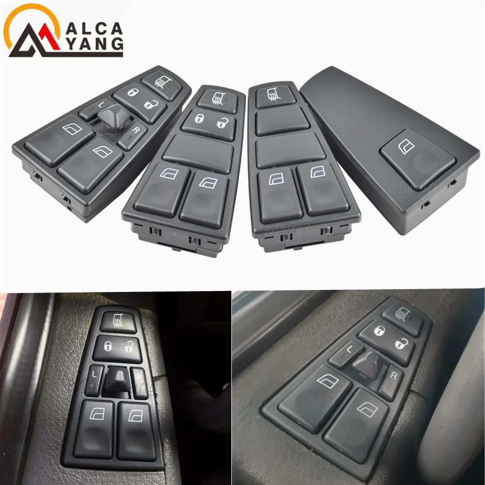 20752918 Drive Passenger Side Power Window Switch Control Button For Volvo Truck FH12 FM VNL 20953592 20752919 21543901 20752913