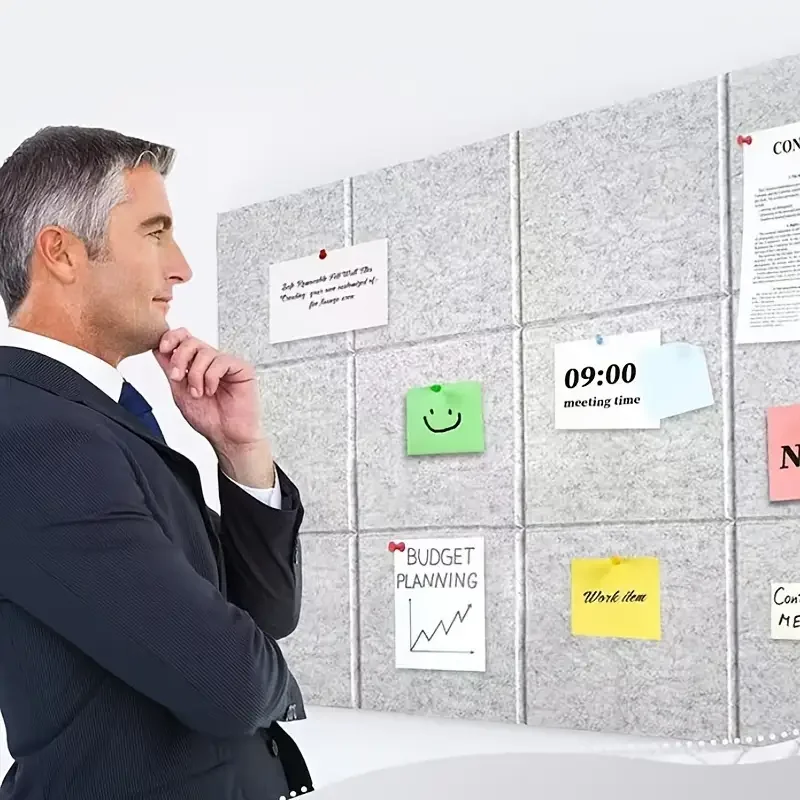 مجموعة مربعة مكونة من ست قطع، 30 سم، مجموعة لباد سميكة، مثالية لتزيين المنزل والتخزين، الفصول الدراسية، المكتب، المهجع، ديكور غرفة النوم، يمكن تخزين بطاقات بريدية مختلفة، صور، المذكرات، ديكورات العطلات، إلخ