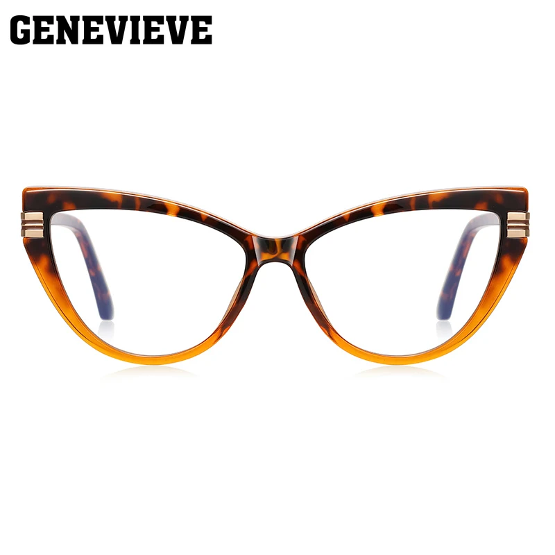 GENEVIEVE تصميم عين القطة المخصص للنساء نظارات قراءة فوتوكروميك مضادة للضوء الأزرق وصفة طبية مخصصة متاحة #4