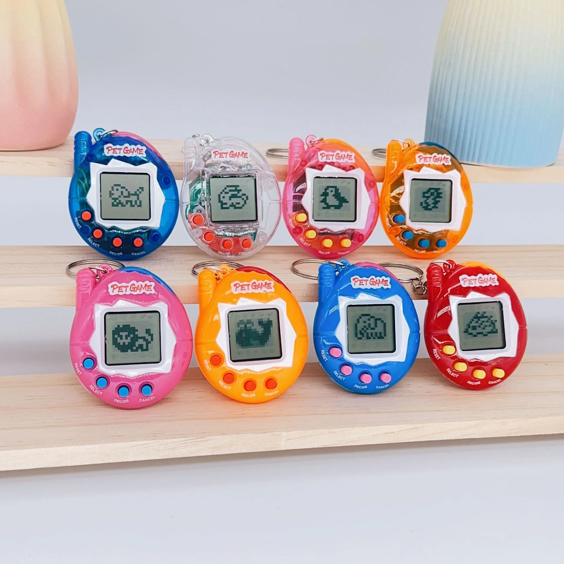 La migliore vendita 168 1 elettronico palmare personalizzato Virtual Pet Tamagochi Color Pix Toy con caratteristiche educative Tamagochi Egg