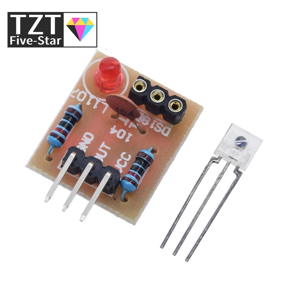 GREATZT 1/2/4PCS Laser Sensor Module non-modulator Tube Laser Receiver Module DIY For arduino