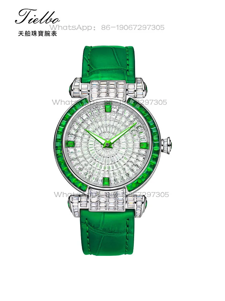 

TIELBO/Tianbo Genuine Bright Series 822 Cut Wheel Automatic Mechanical Tide Leather Men's and Women's Waterproof Wrist Watch