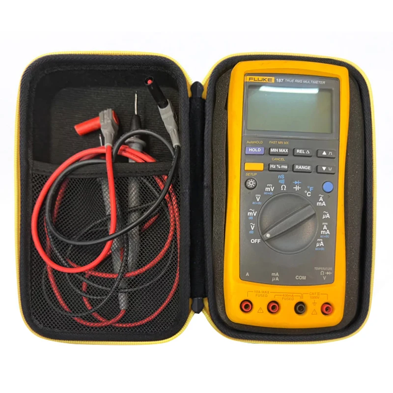 Newest Hard EVA Outdoor Travel Carrying Box Storage Bag Case for Fluke 187 True-RMS Digital Multimeter