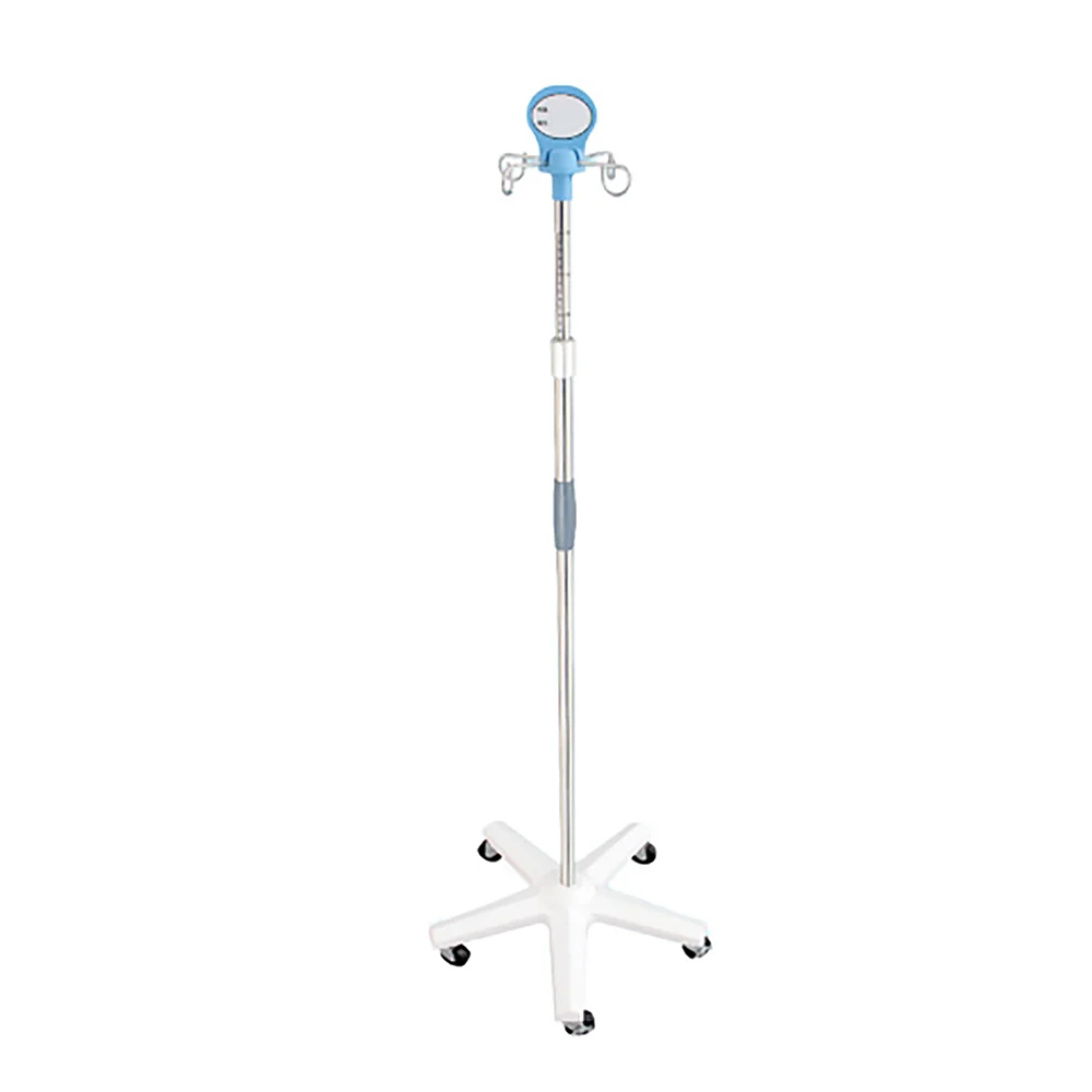 Aço inoxidável Iv Drip Stand, Cama hospitalar médica, Teto Montado Iv Pole