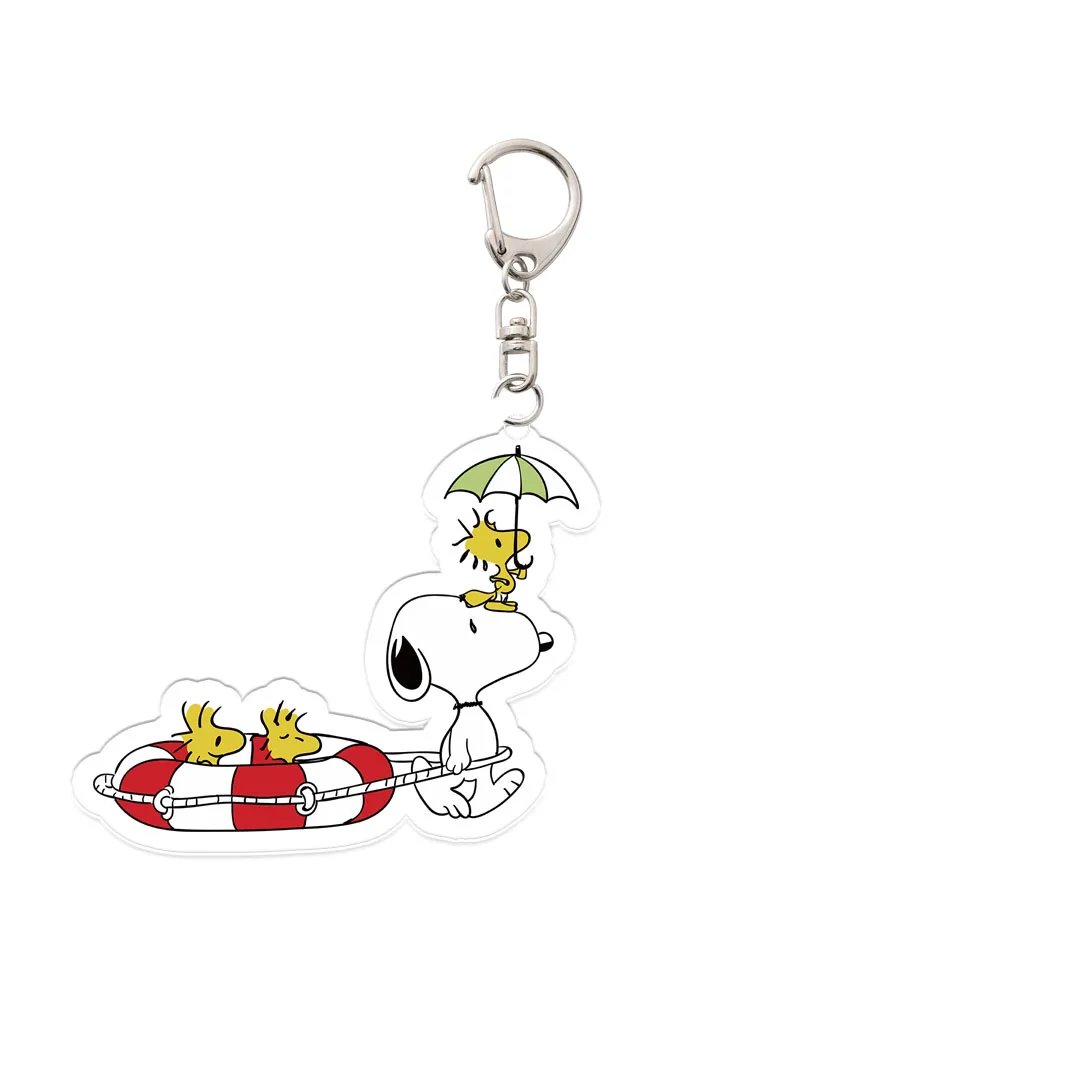 ペンダントスヌーピー学生少年バックパック飾る学生少年バックパックアクセサリーアクリル面白い収集モデルキーホルダー誕生日ギフト