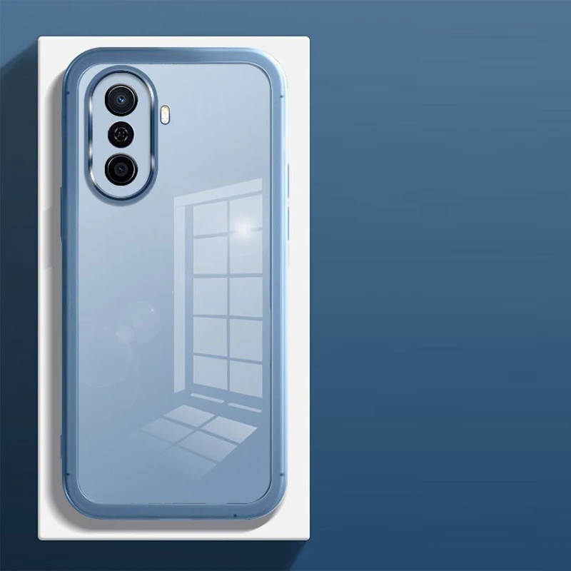 حافظة لهاتف هواوي نوفا Y71 Y70 حافظة لهاتف هواوي نوفا Y70 بلس Y 70 Y 71 غطاء خلفي شفاف لحماية الكاميرا