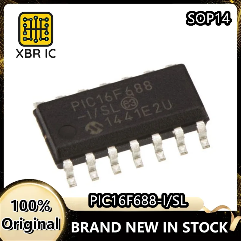 

(10/30 pieces) PIC16F688-I/SL PIC16F688 SMD SOIC-14 microcontroller/8-bit chip New original authentic spot fast delivery