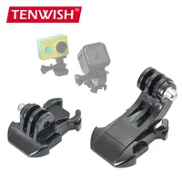 3-Prong Mount J-Hook Basic Buckle Clip for GoPro Quick Release Base Session Hero 10 9 8 7 Xiaomi Yi Sjcam Action Camera Adapter
