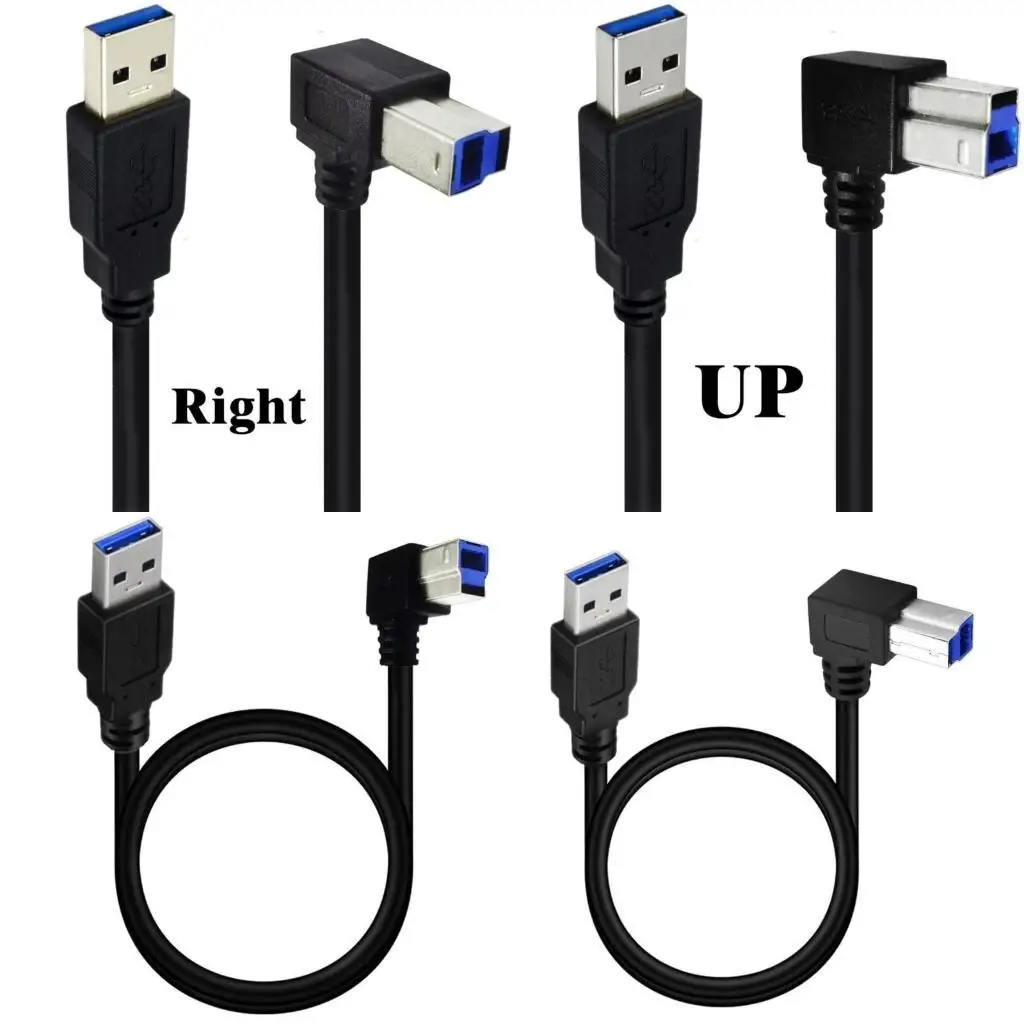 

31BA USB3.0 Cable,USB3.0 A to B Cable for External Hard Driver,Scanner and More 0.5m