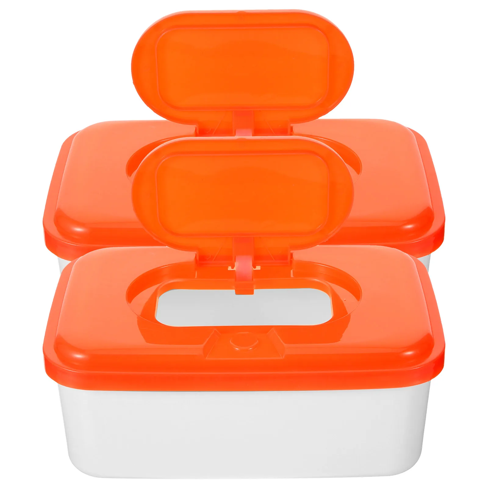 

2pcs Baby Wipes Dispenser Plastic Box Reusable Container Bathroom Office Portable Tissue Holder Saver Dust Proof