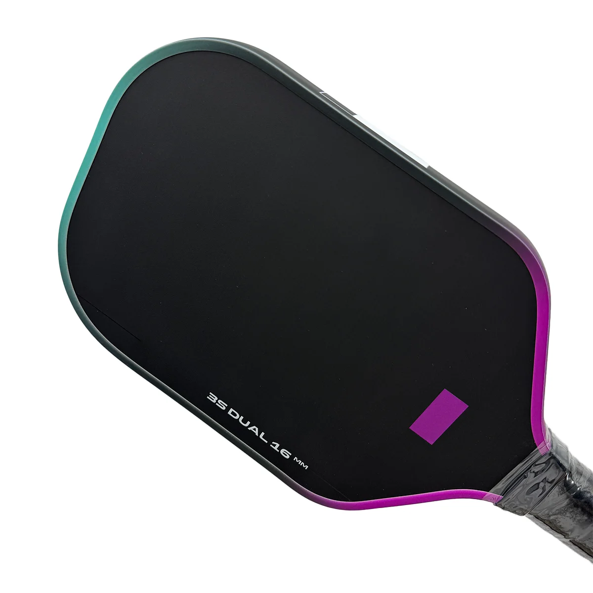 مجداف كرة المخلل المزدوج Per-3S - تحكم وإثبات إضافي مع حافة متدرجة باللون الأزرق المخضر/الأرجواني، ملمس هش للطاقة والدقة