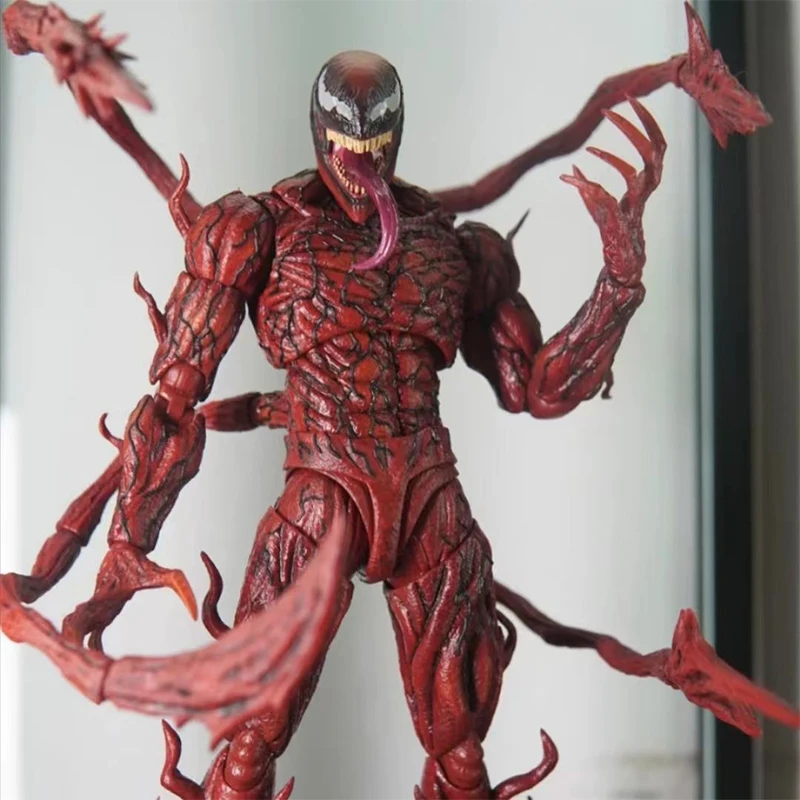 Venom Action Figure Joint Movable Toys Change Face Statue Model Doll Collectible kids for Toy Gift