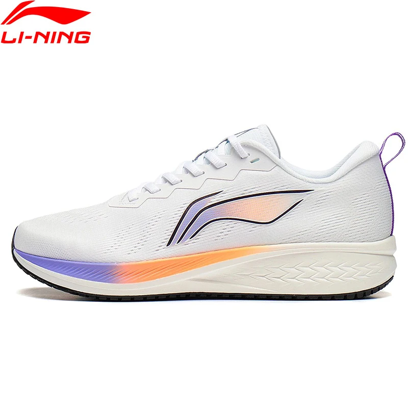 Мужские красные гоночные кроссовки Li-Ning HARE 6, дышащая подкладка, прочные спортивные кроссовки