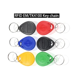 5/10PCS Rfid Tk4100 Access Control Read Only Chip Authorization Keychain Smart Attendance Card ID 125khz Tag Em4100 Badge Token