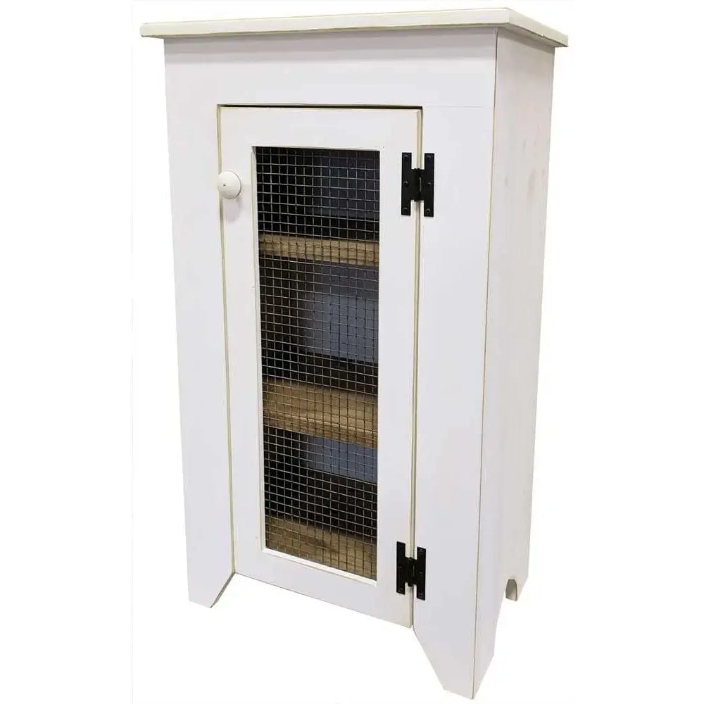 

Vintage White Jelly Cupboard with Side Door