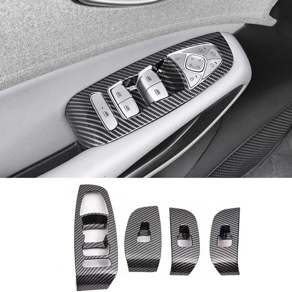 

Подходит для BYD Sealion 05 EV 2025, оконная панель подъема двери, накладка, специальная кнопка подъема окна, крышка рамки, принадлежности для интерьера