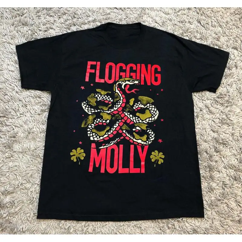 

Flogging Molly Band Sailor Snake Black All Size Fan T Shirt AE412