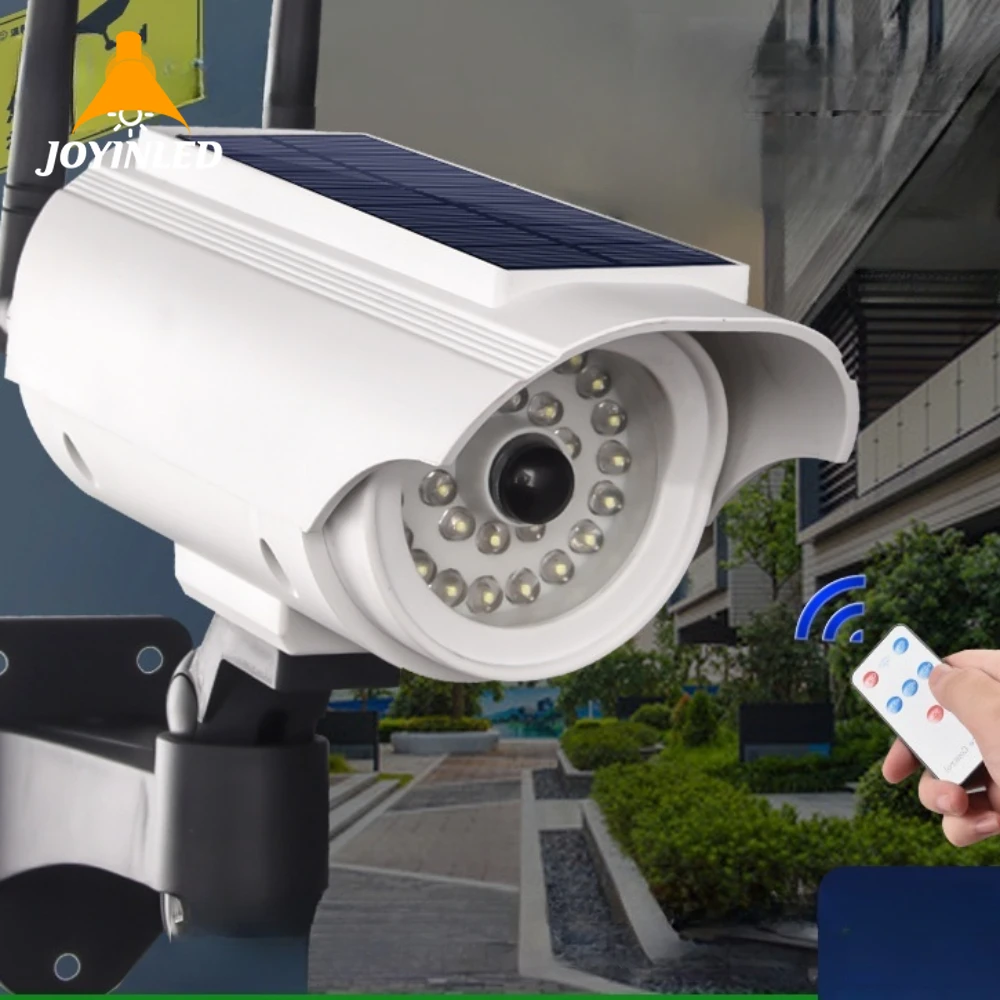 

Emulation Solar Camera Outdoor CCTV Surveillance Simulation Dummy Camera Home Security Protection Bullet with Flashing LED Light