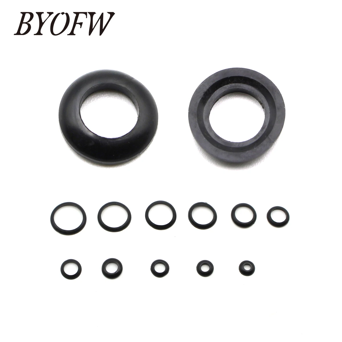 BYOFW 5 Pcs/bag Fishing Rod Building Components Protective Ring Replacement Rubber Winding Check Trim Adapter Maintainence Part